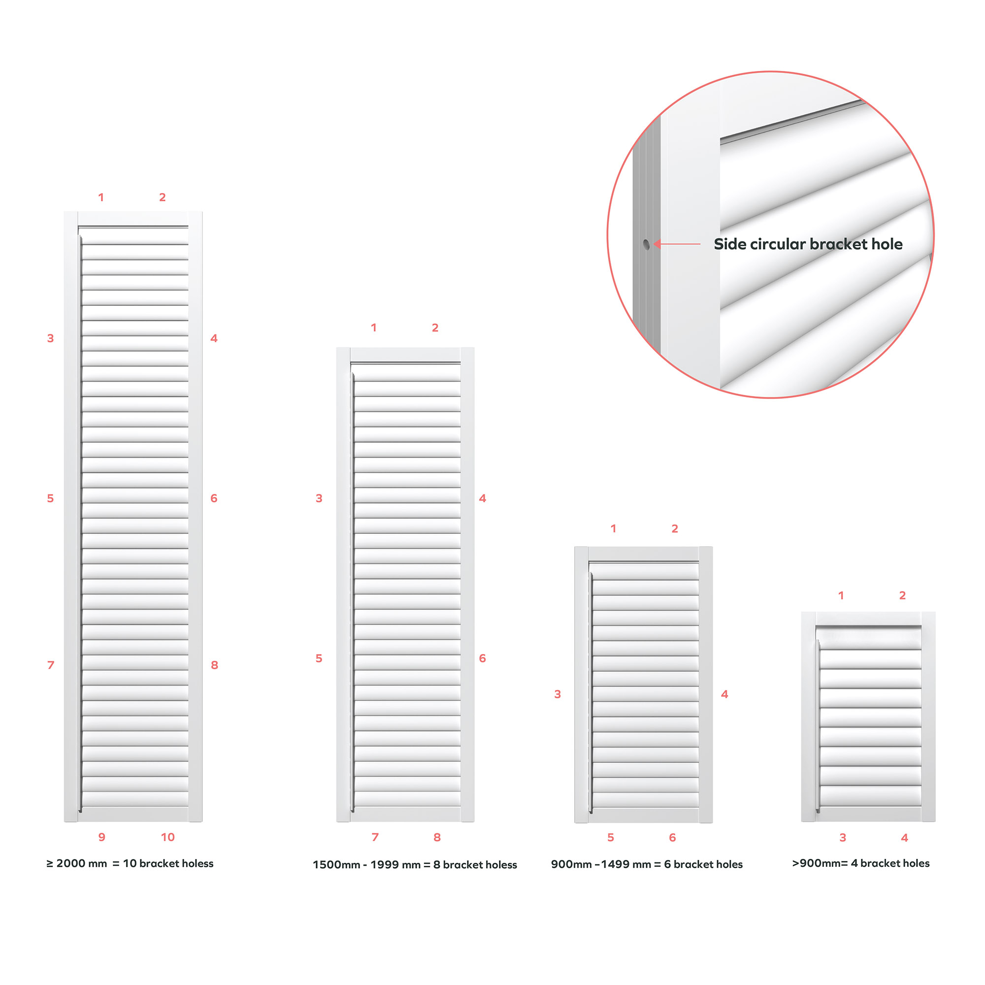 Cotton White Perfect Fit Shutter - Image 10