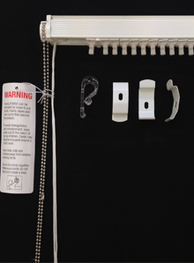 89mm White Head Rail - Image 2