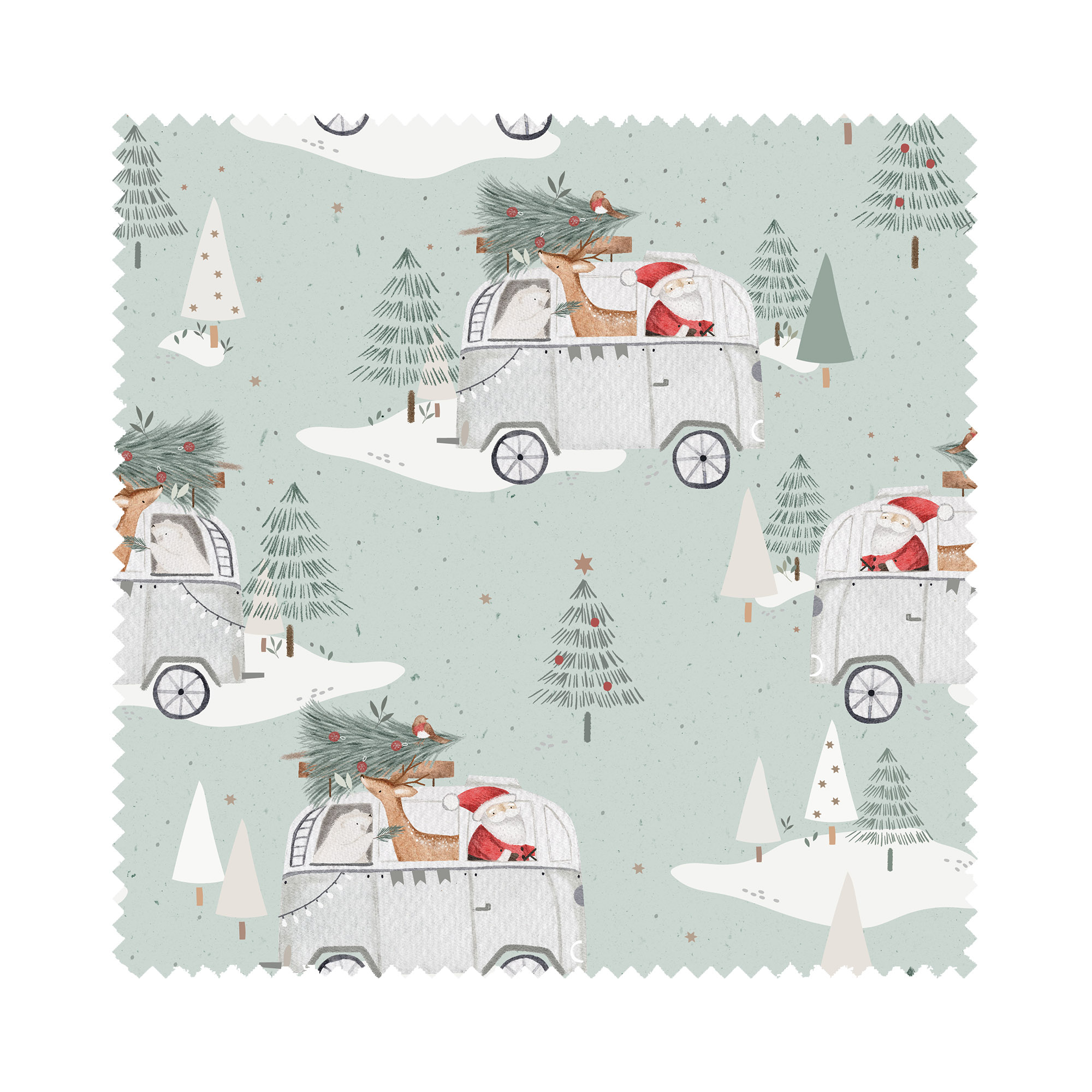 Christmas Camper Mint - Image 5