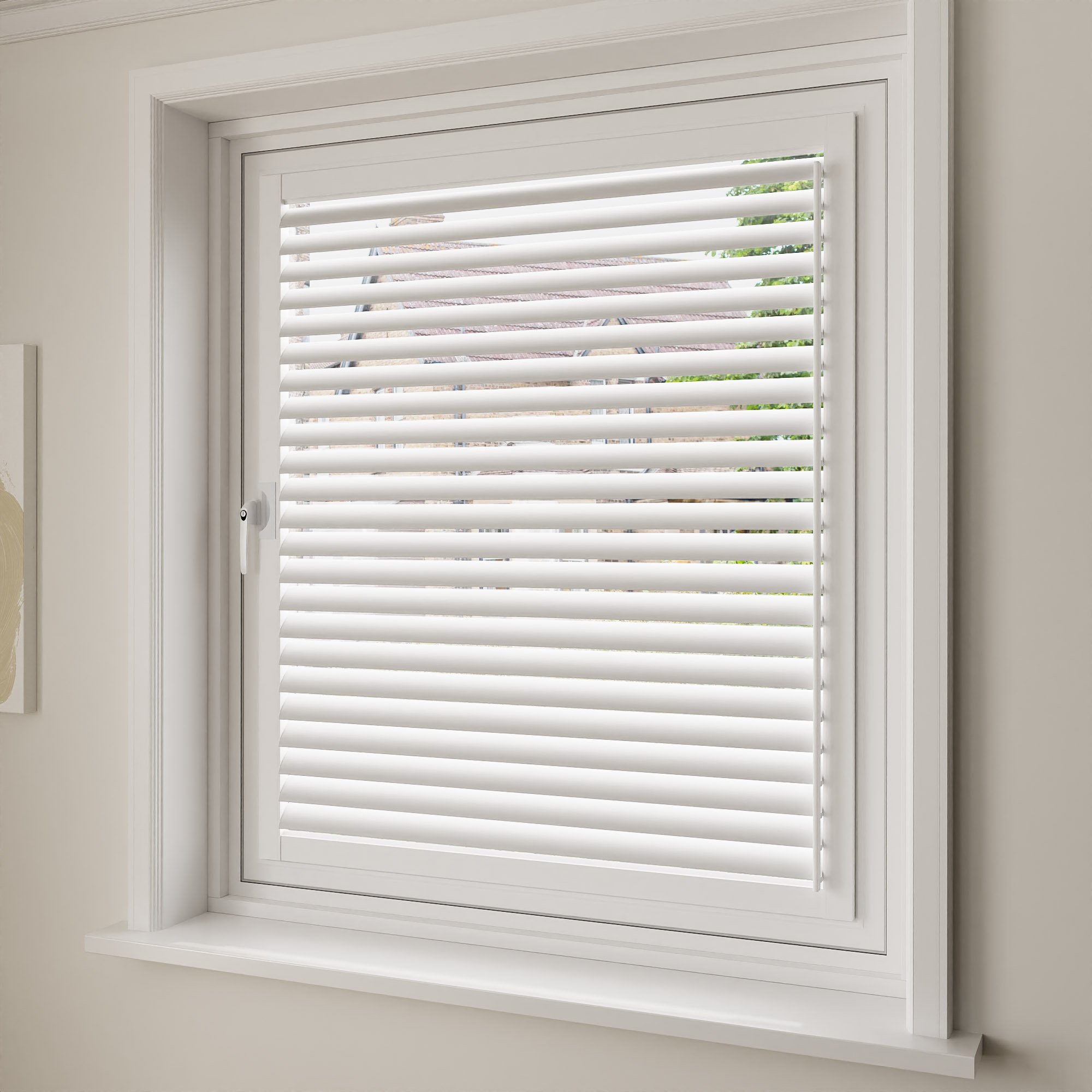 Cotton White Perfect Fit Shutter - Image 5