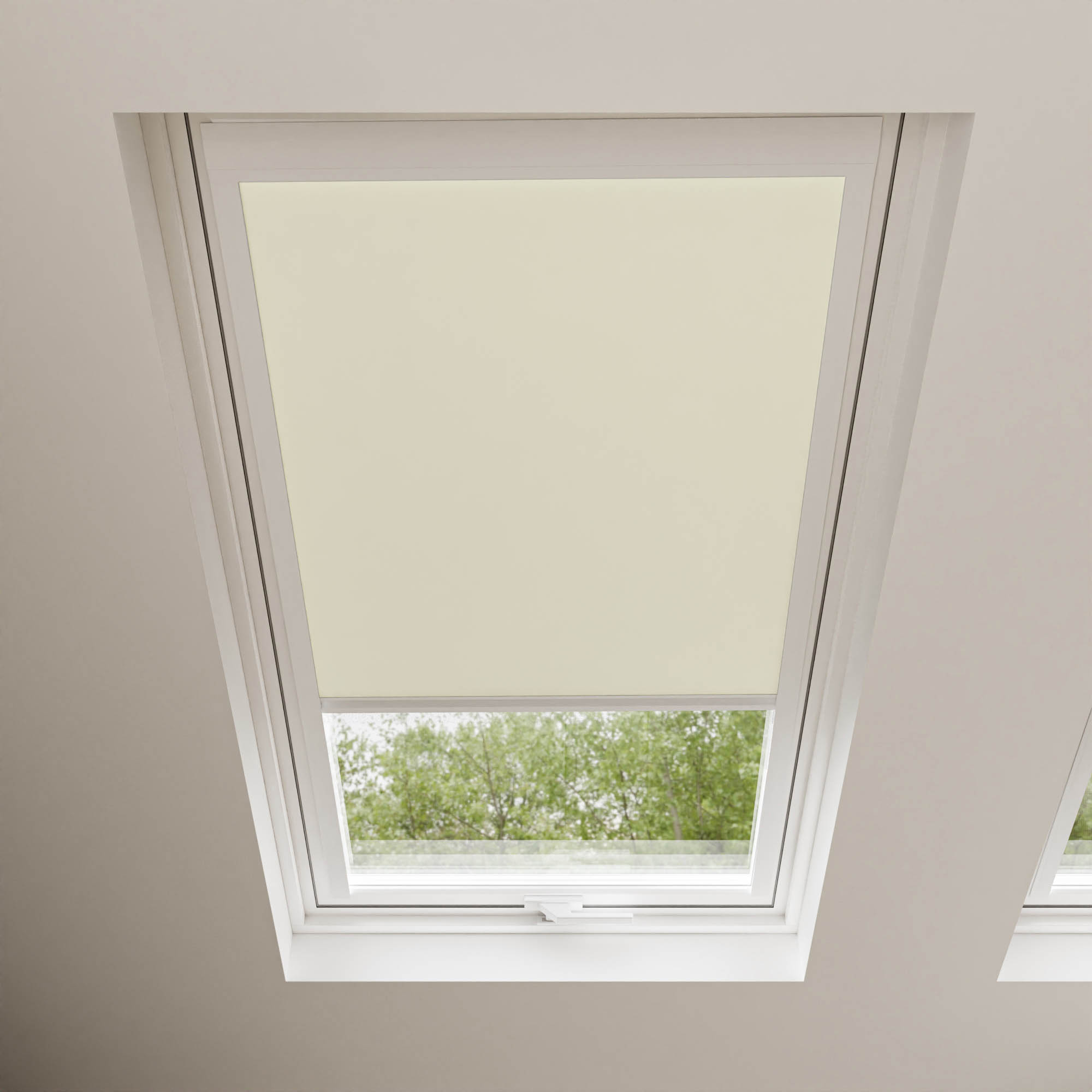 Cream Blackout Blind for Velux - Image 2