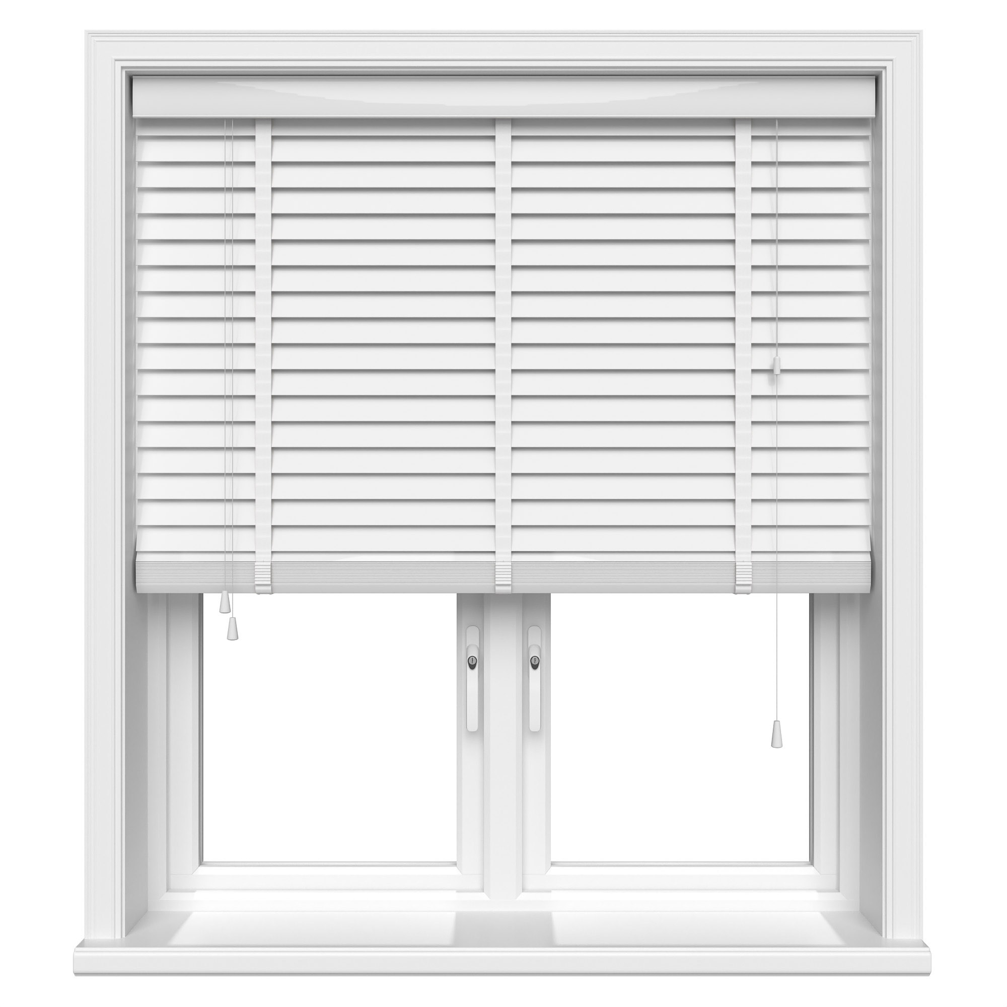 Gloss Pure White Real Wood With Cotton Tapes - Image 2