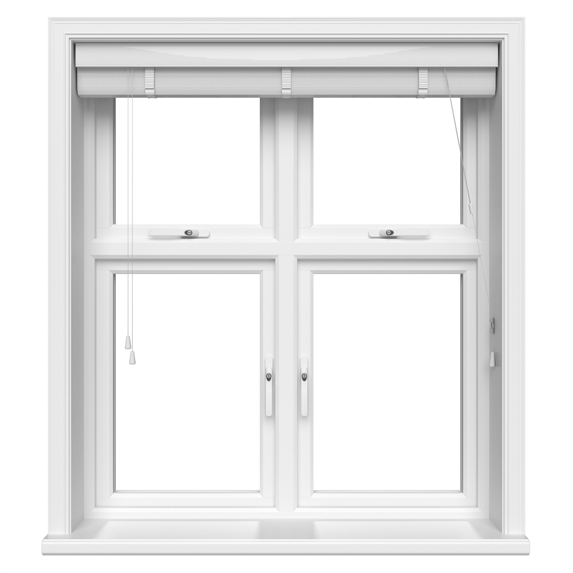 Gloss Pure White Real Wood With Cotton Tapes - Image 3