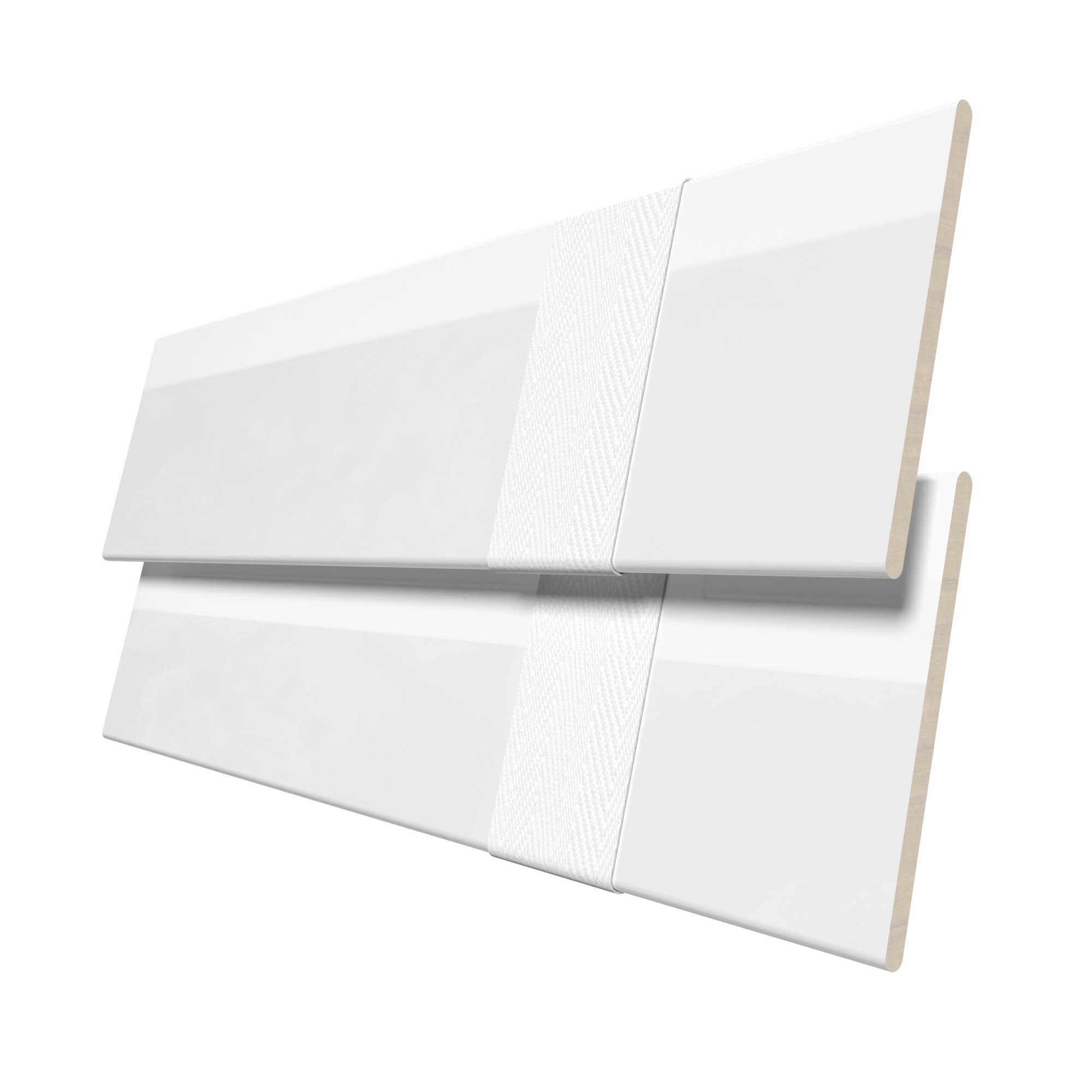 Gloss Pure White Real Wood With Cotton Tapes - Image 7