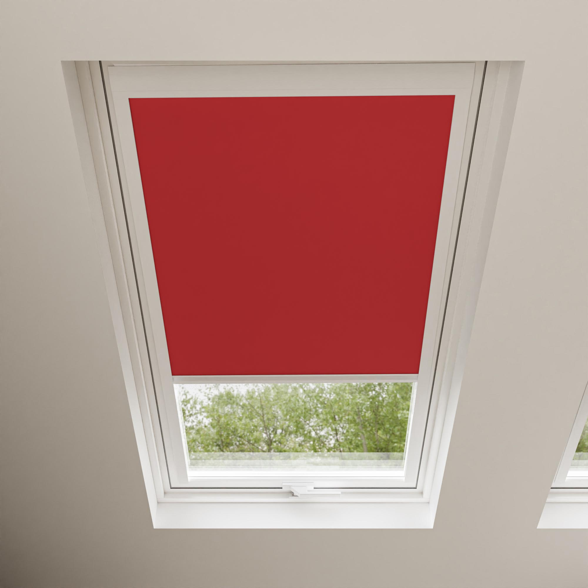 Lava Red Blackout Blind for Fakro - Image 2