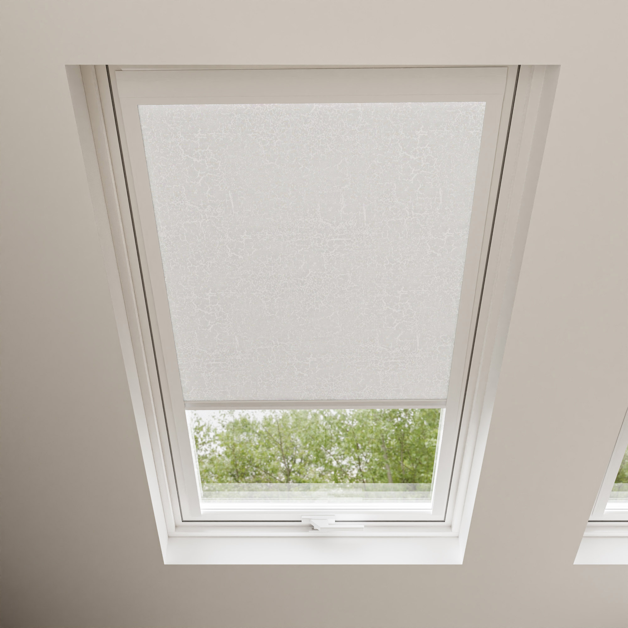 Metz White Blind For Velux - Image 2