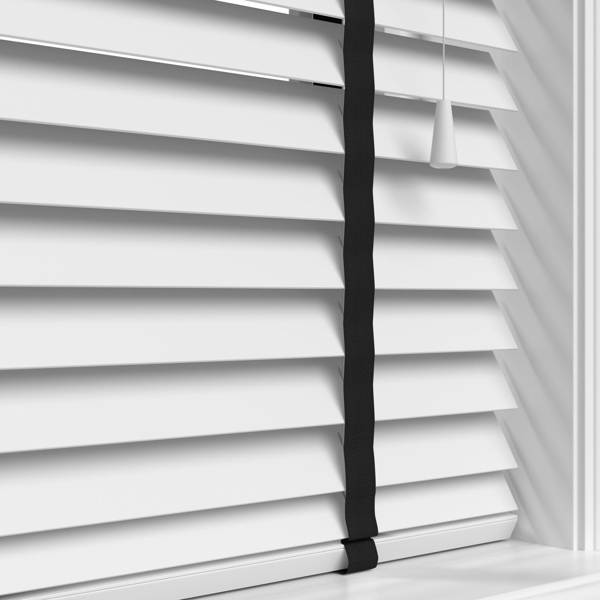 True White With Jet Tapes Eco-Wood - Image 4