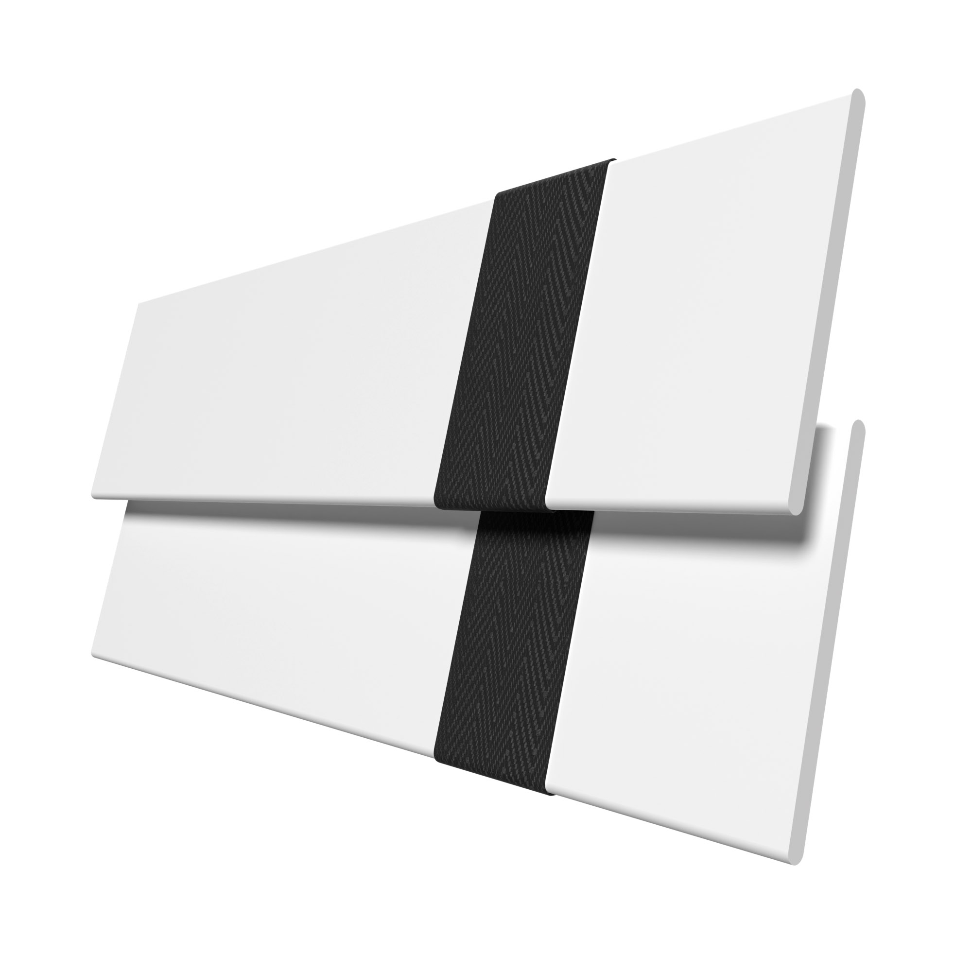 True White With Jet Tapes Eco-Wood - Image 7