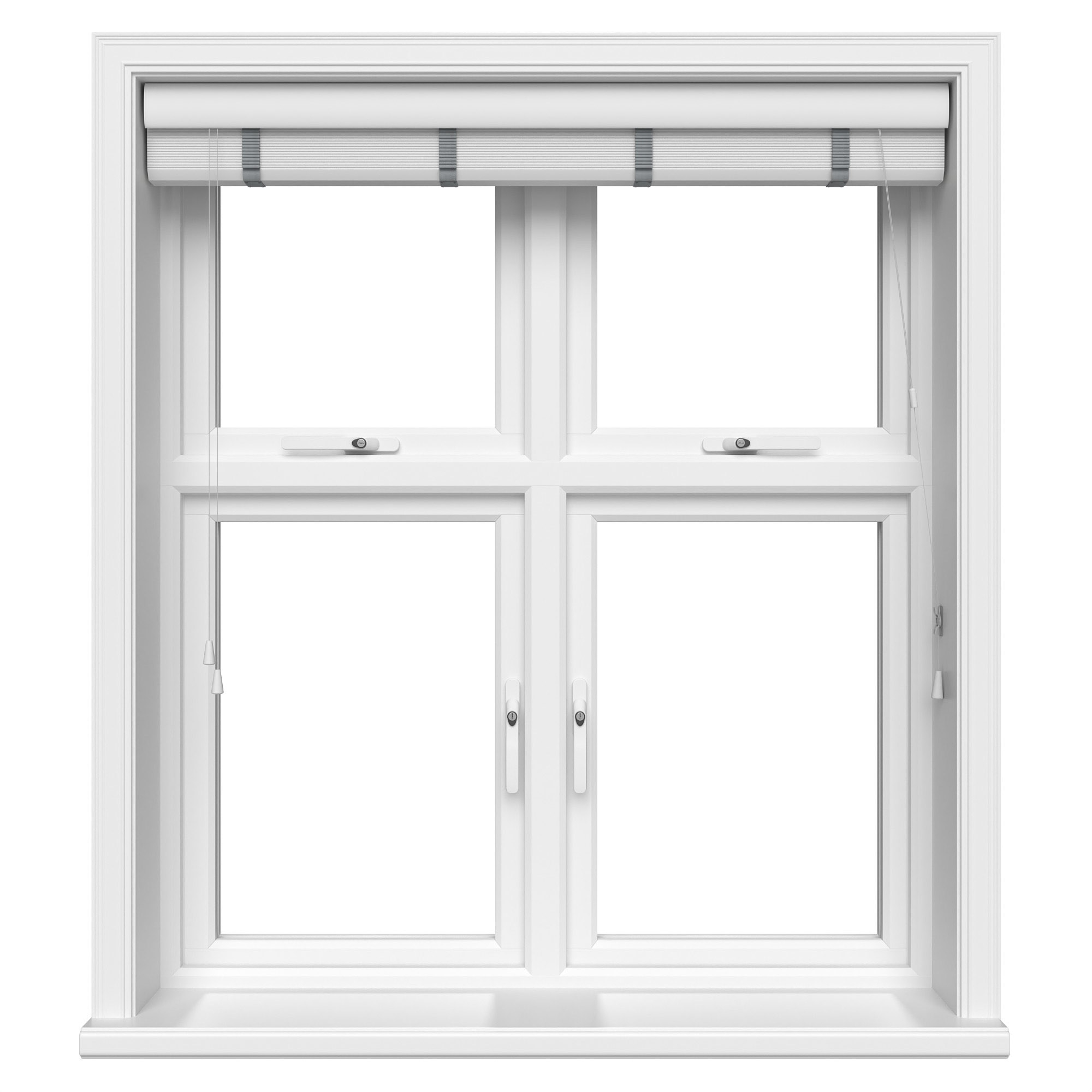 True White With Steel Tapes Eco-Wood - Image 3