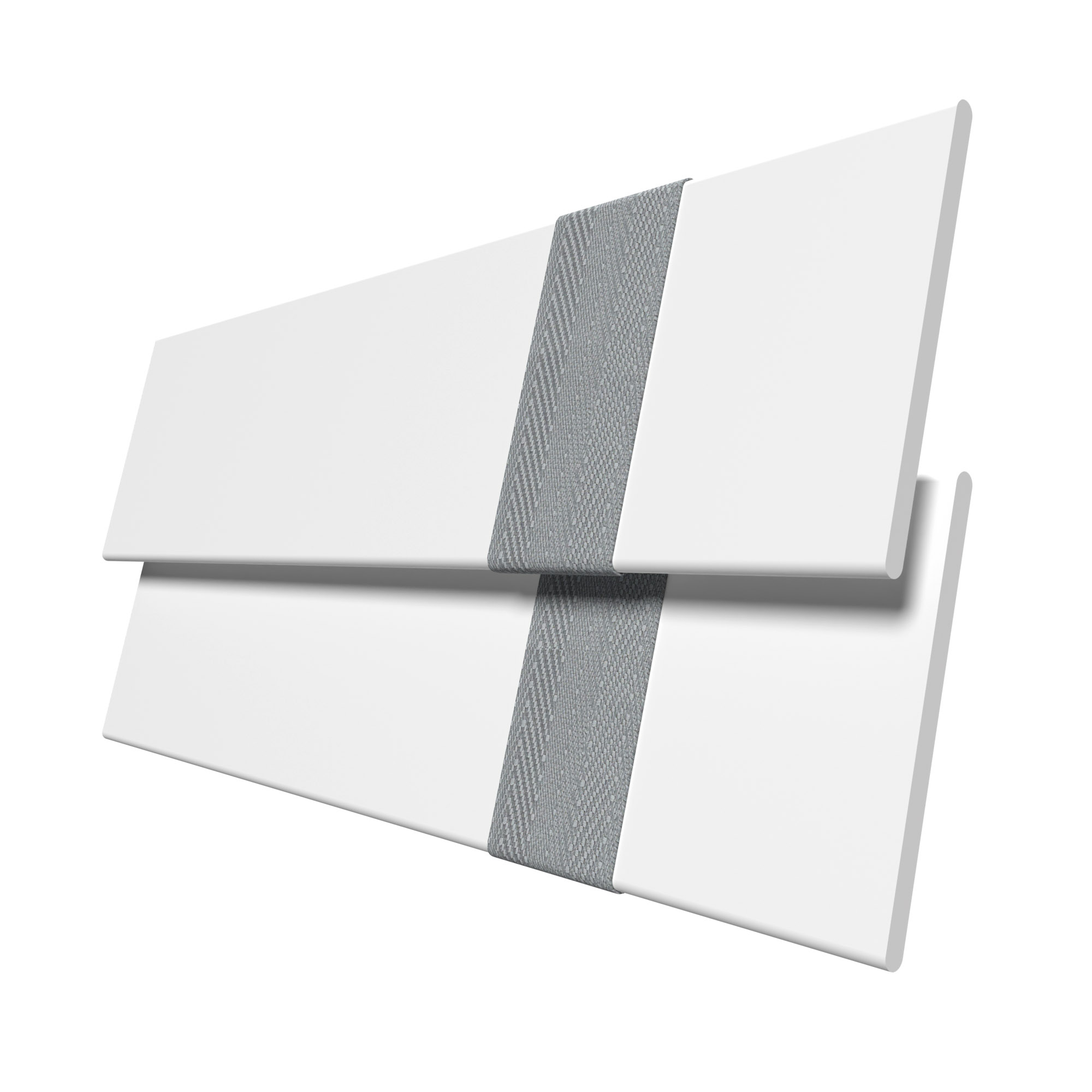 True White With Steel Tapes Eco-Wood - Image 7