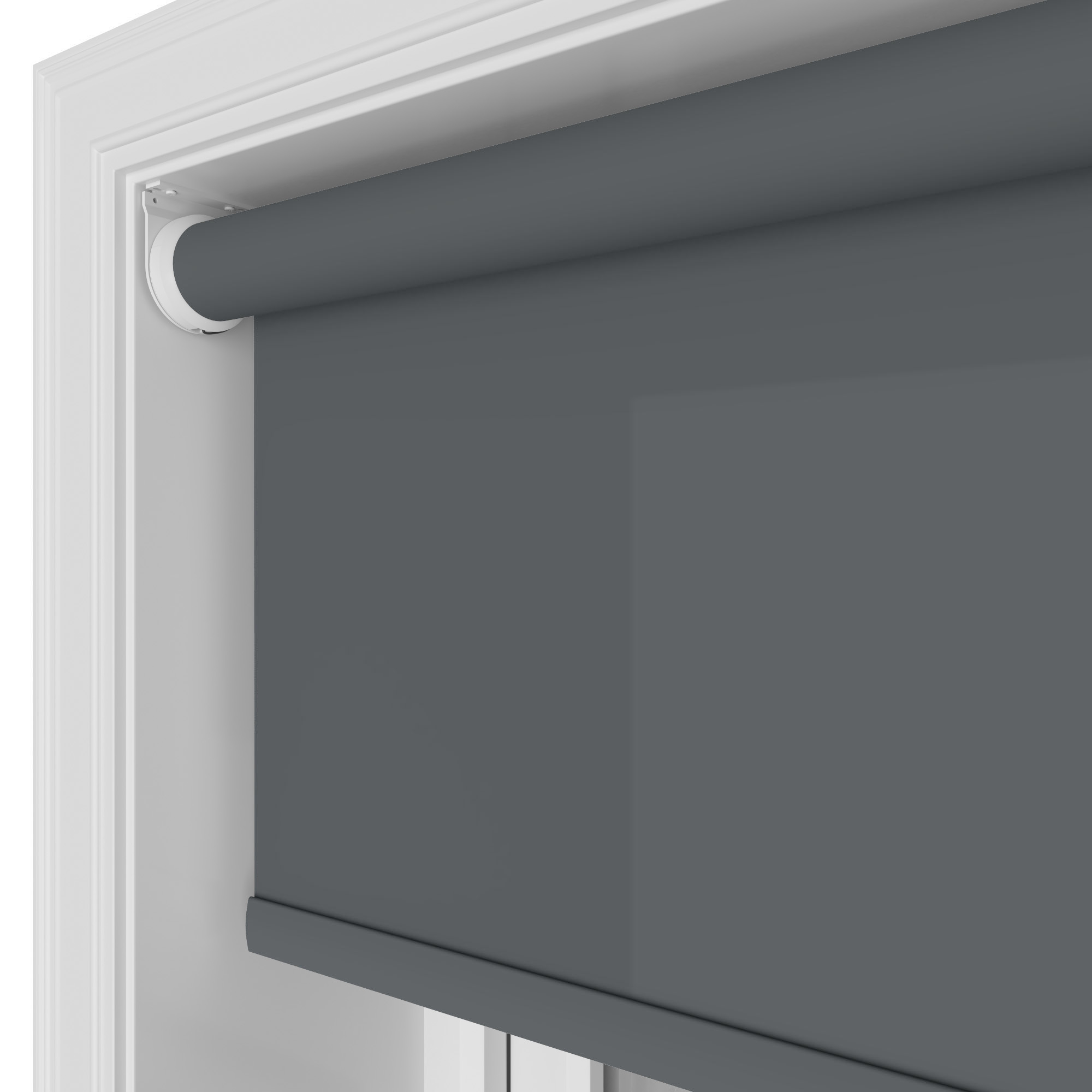 Unicolour Charcoal Motorised - Image 4