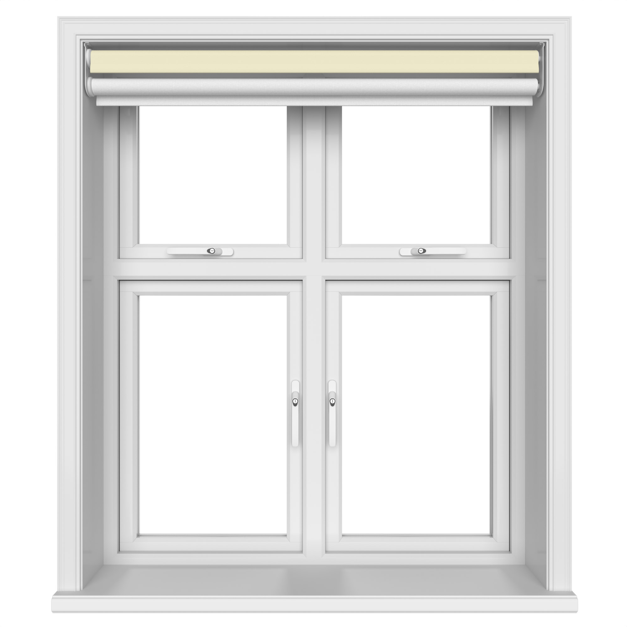 Bella Butter Motorised Double Roller Blind - Image 5