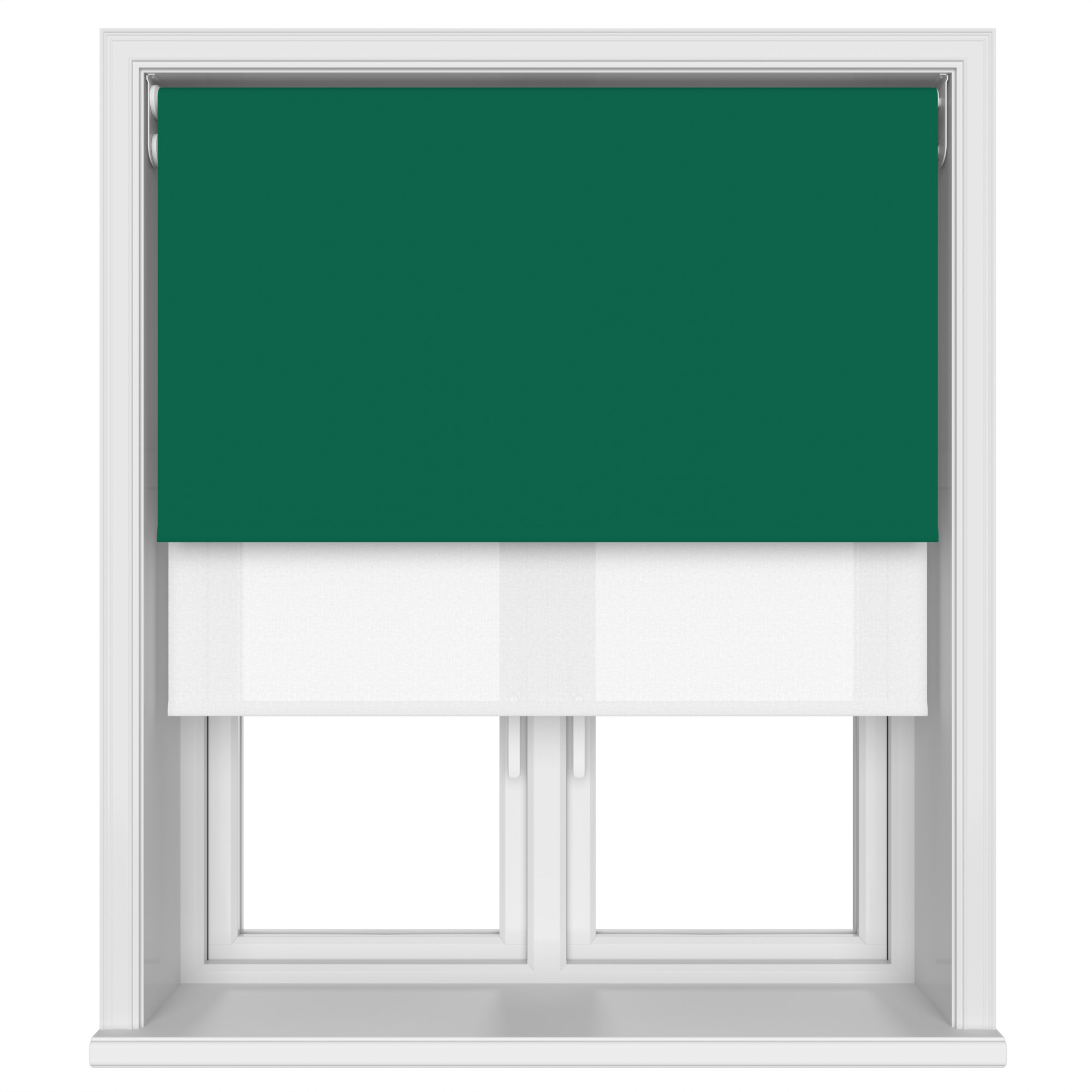 Bella Cacti Motorised Double Roller Blind - Image 4