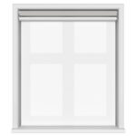 Bella Grey Whisper Motorised Double Roller Blind
