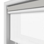 Bella Grey Whisper Motorised Double Roller Blind