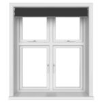 Bella Noir Motorised Double Roller Blind