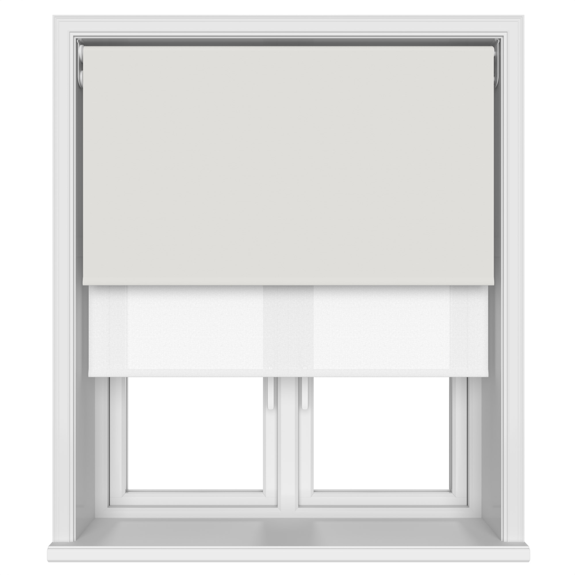 Bella Paper Motorised Double Roller Blind - Image 4