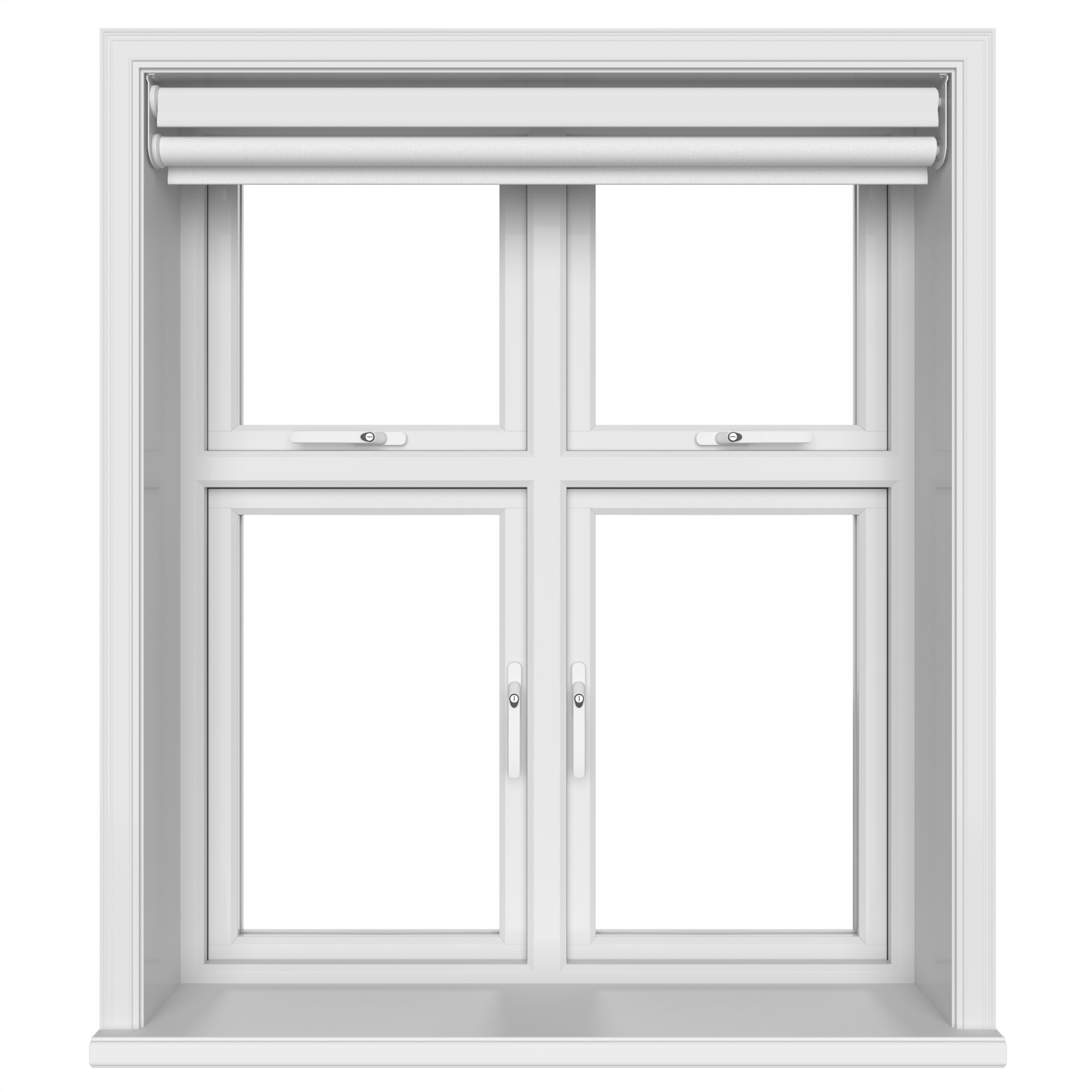 Bella Snow Motorised Double Roller Blind - Image 5