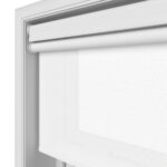 Bella Snow Motorised Double Roller Blind
