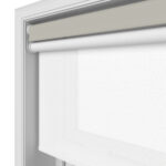 Bella Taupe Motorised Double Roller Blind