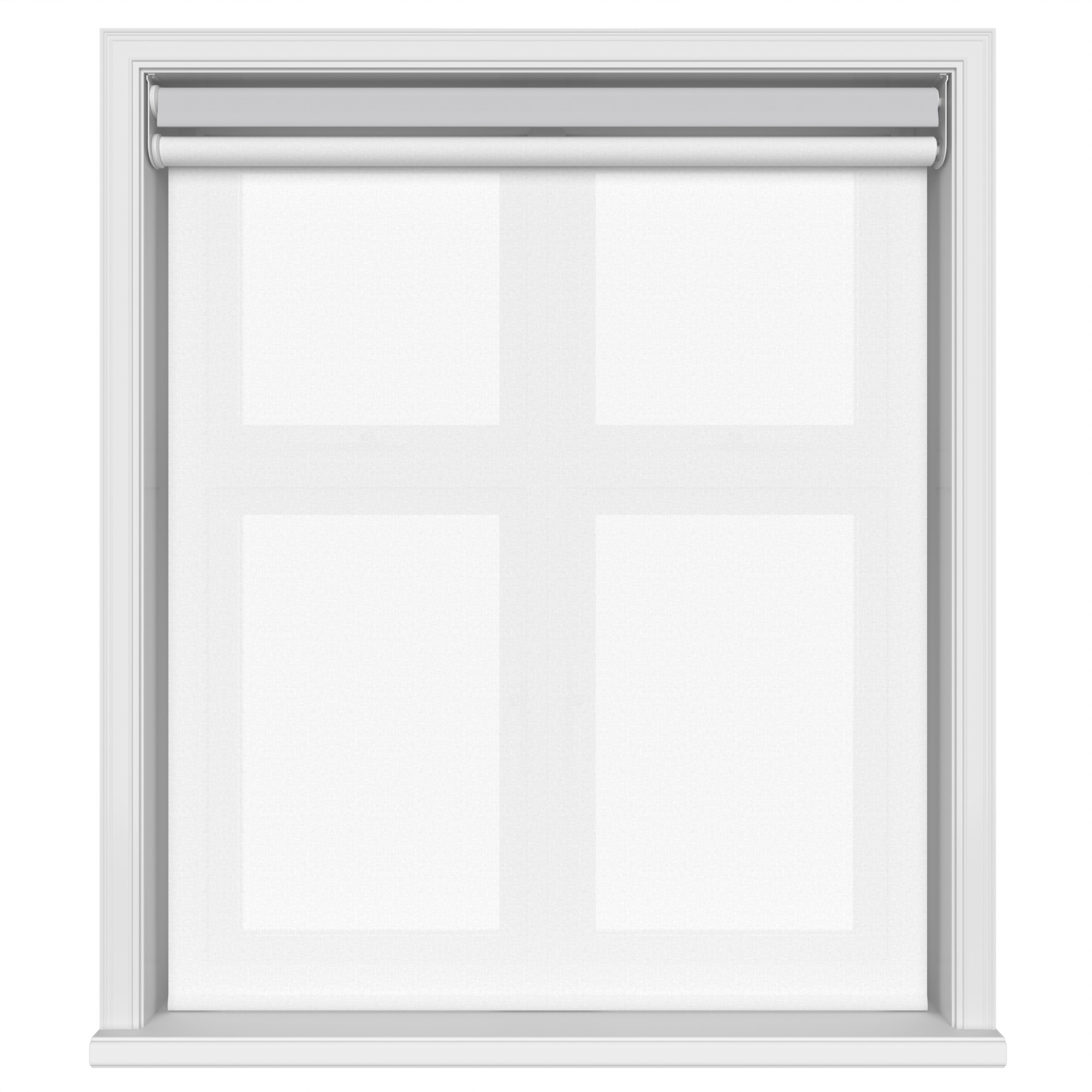 Bella Vellum Motorised Double Roller Blind - Image 3