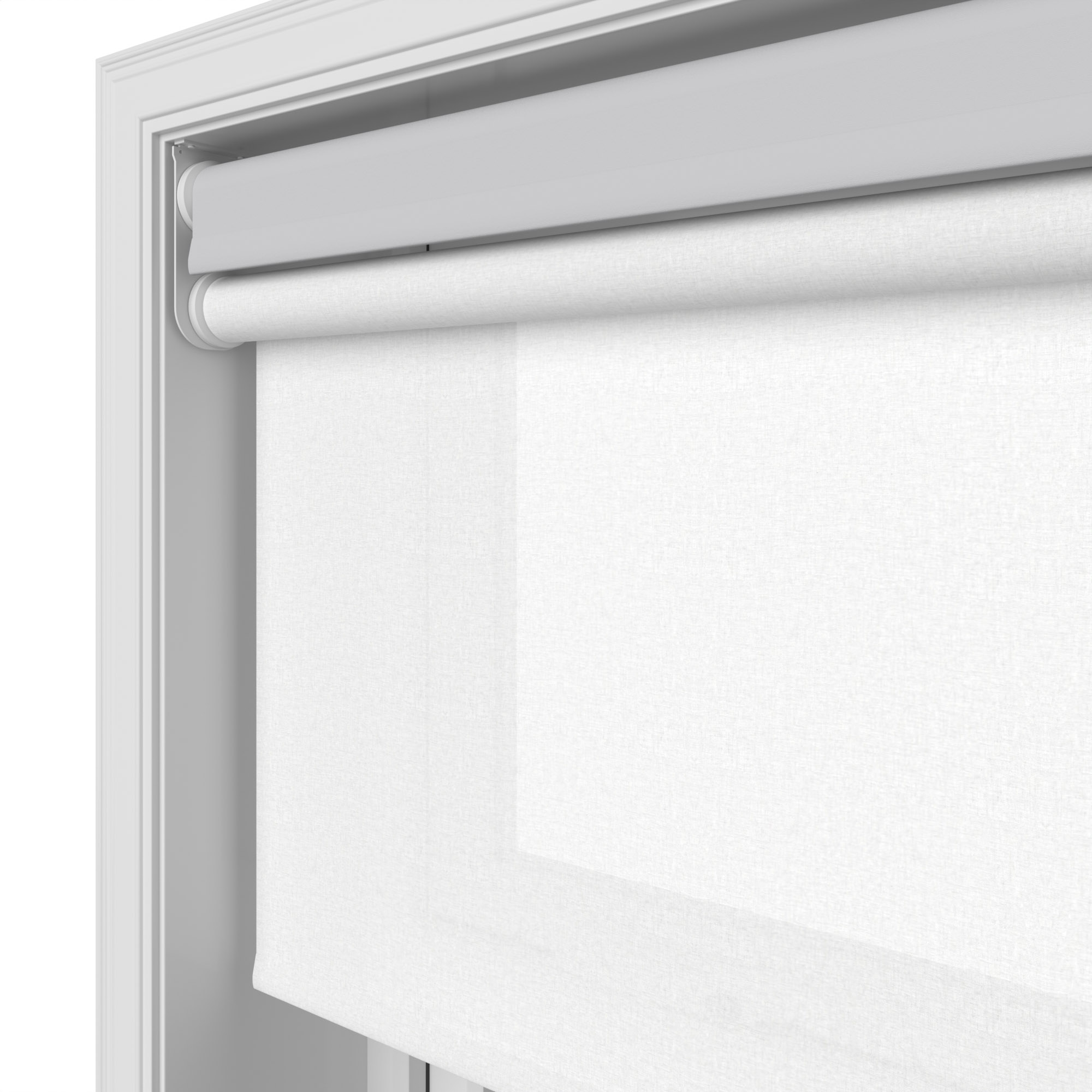 Bella Vellum Motorised Double Roller Blind - Image 7