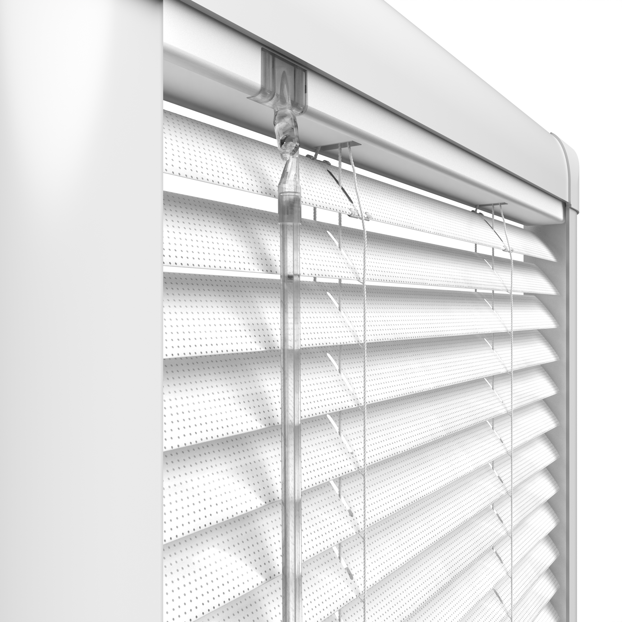 Perforated White Perfect Fit - Image 4