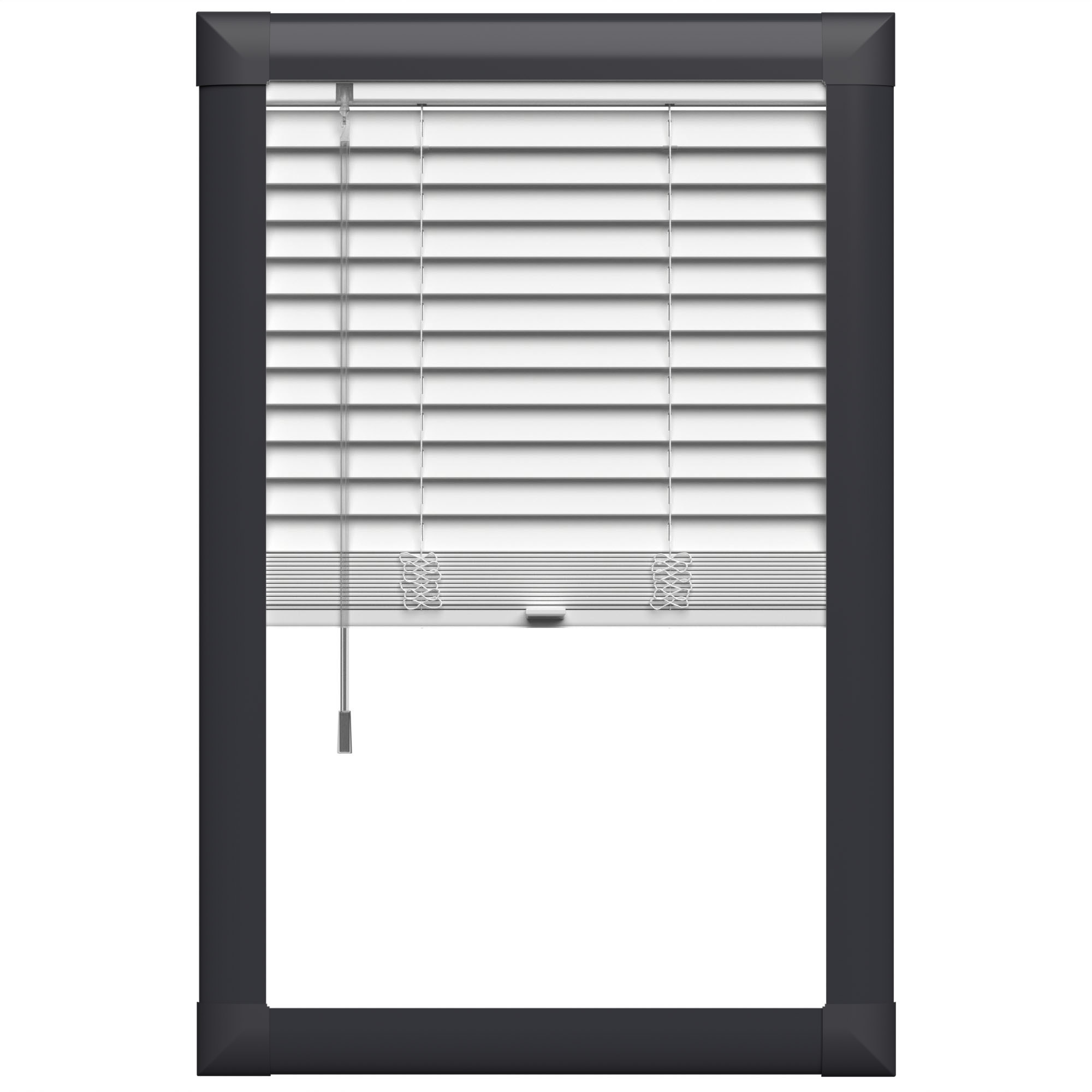 Pure White Perfect Fit Anthracite Frame - Image 2