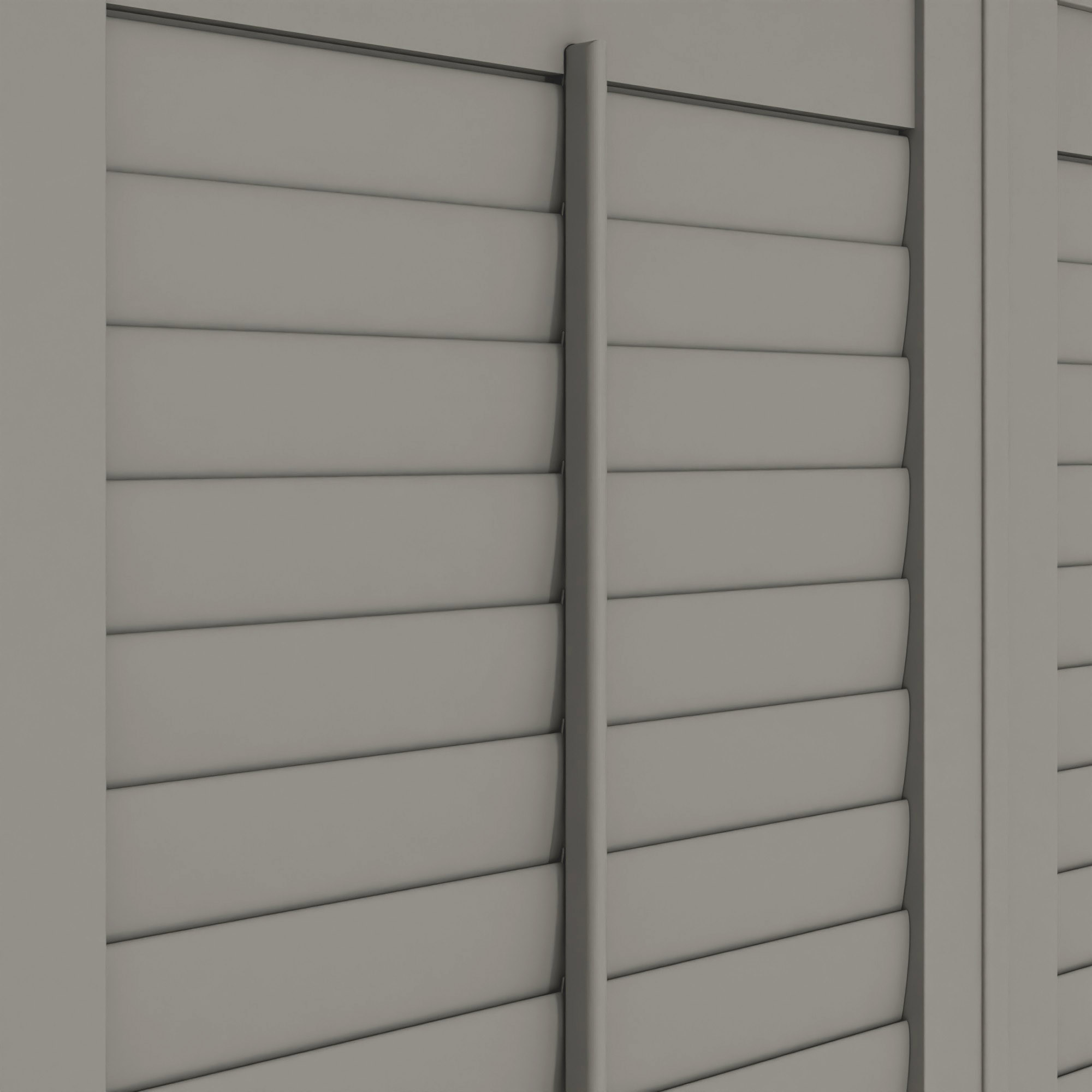 Ash Grey Full Height Plantation Shutters - Image 5