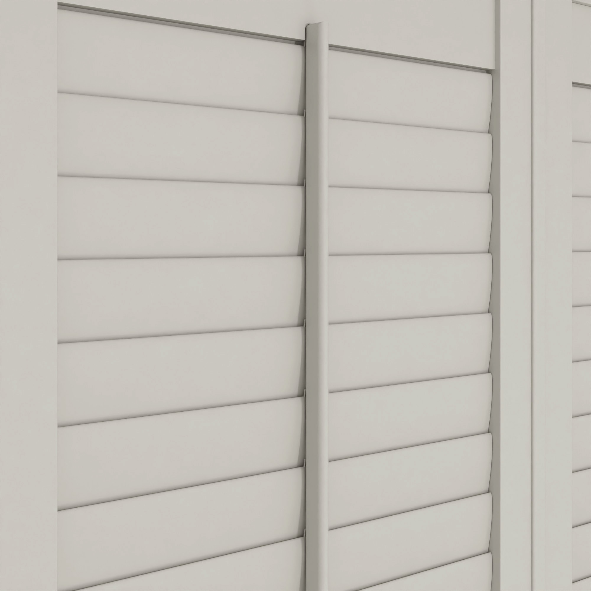 Stone Grey Full Height Plantation Shutters - Image 5