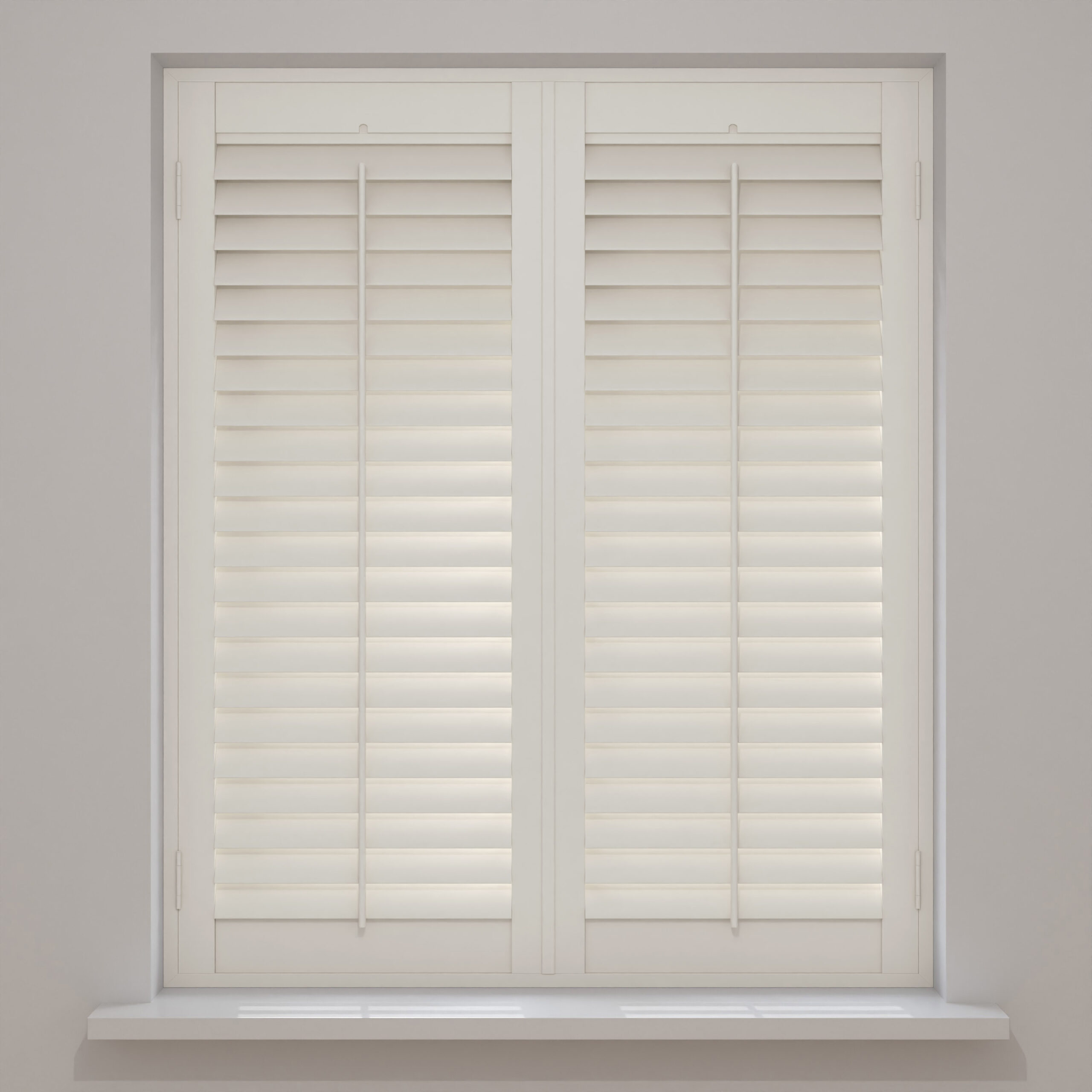 Linen White Full Height Plantation Shutters - Image 2