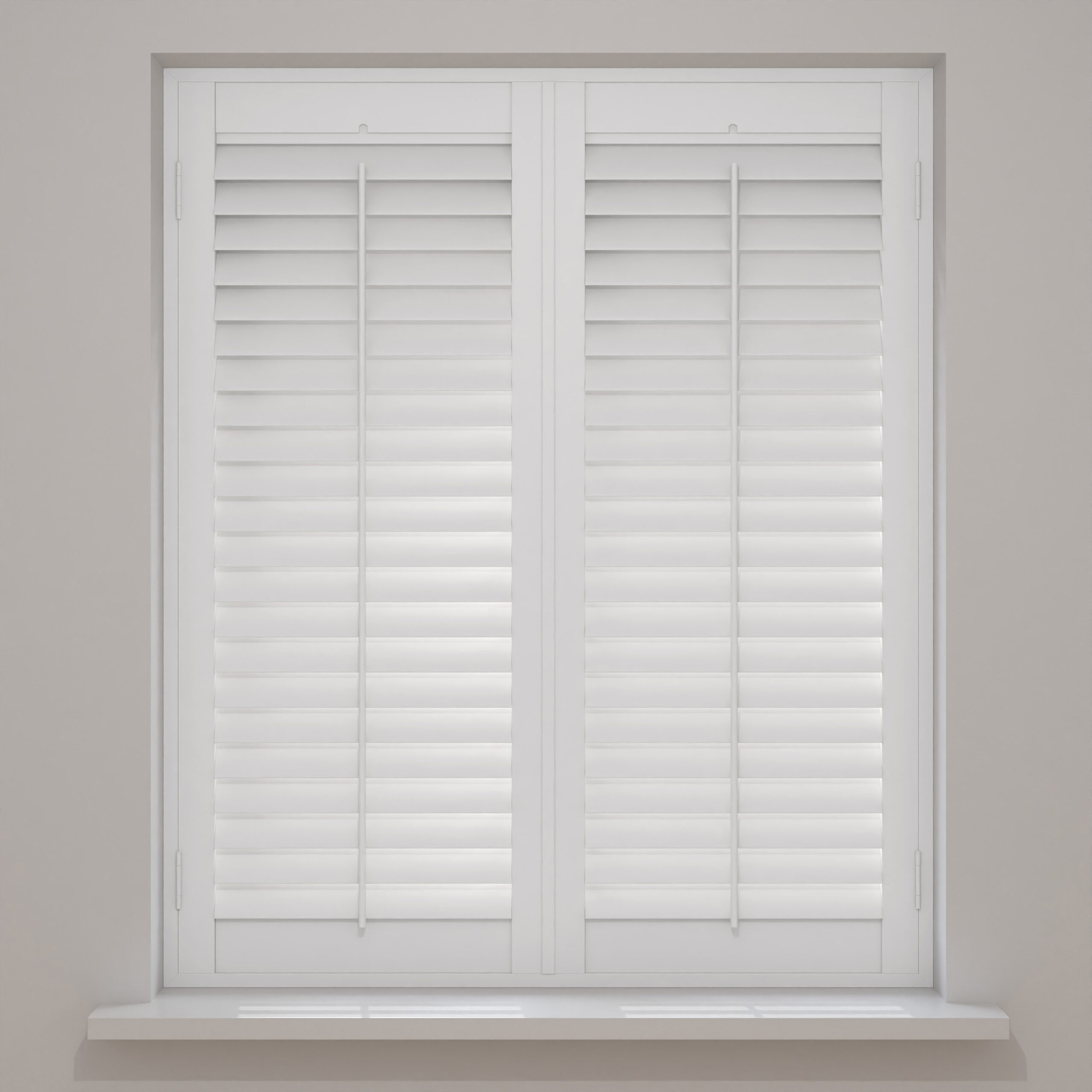Pure White Full Height Plantation Shutters - Image 2