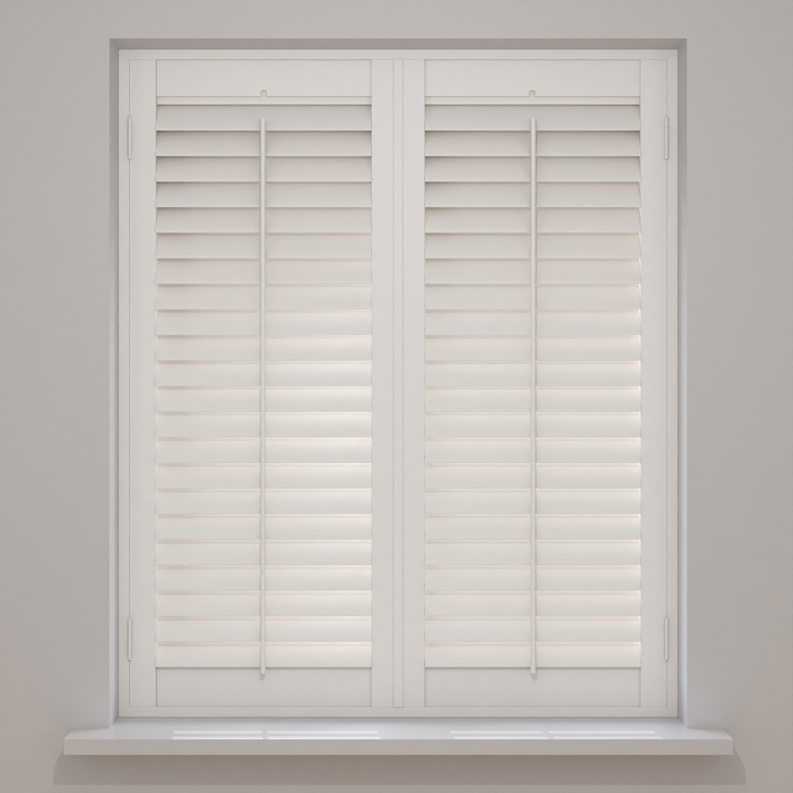 Cloud White Full Height Plantation Shutters - Image 2