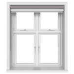 TradeChoice Blackout Charcoal Double Roller Blind