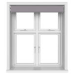 TradeChoice Blackout Charcoal Motorised Double Roller Blind