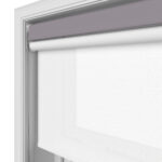 TradeChoice Blackout Charcoal Double Roller Blind