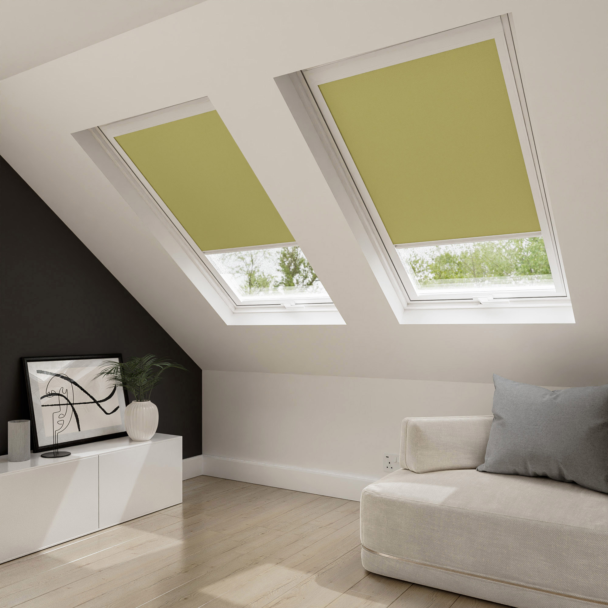 TradeChoice Blackout Green Blind For RoofLITE - Image 2