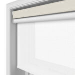 TradeChoice Blackout Ivory Motorised Double Roller Blind