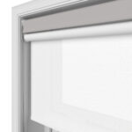 TradeChoice Blackout Silver Double Roller Blind