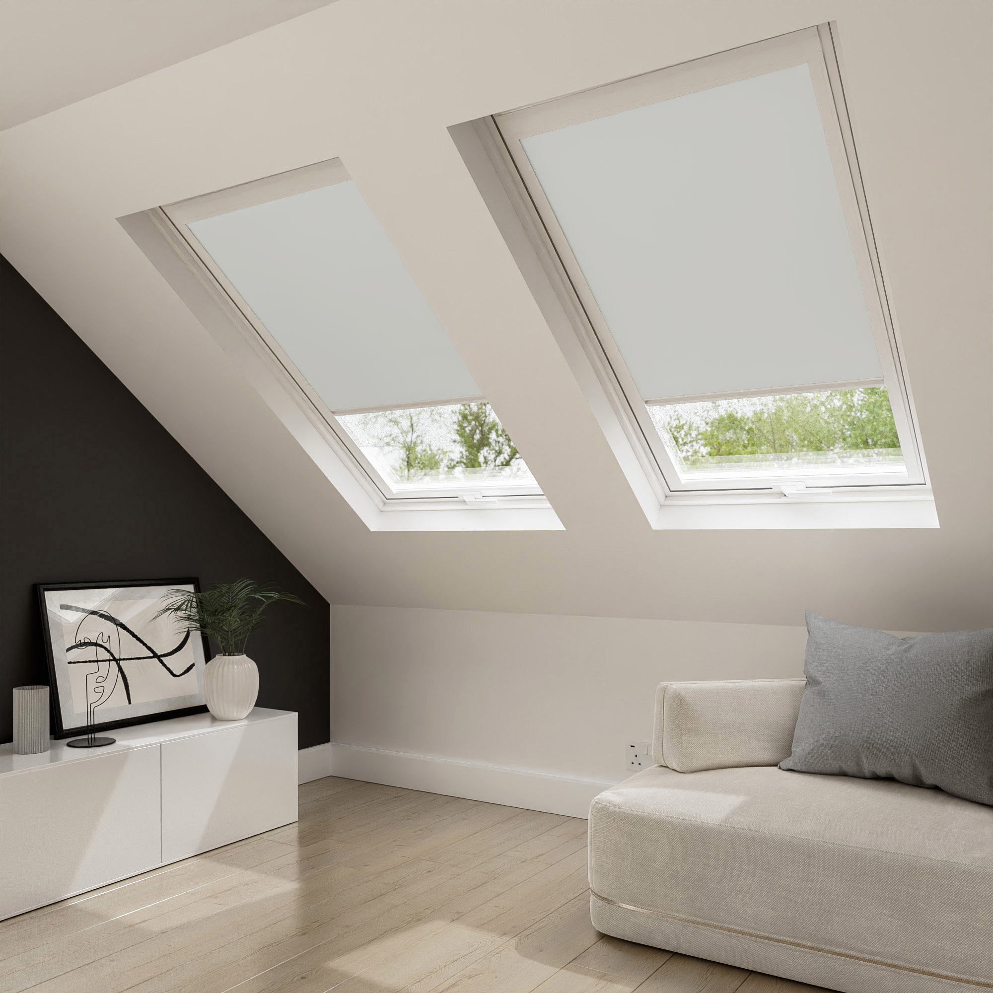 TradeChoice Blackout White Blind For RoofLITE - Image 2