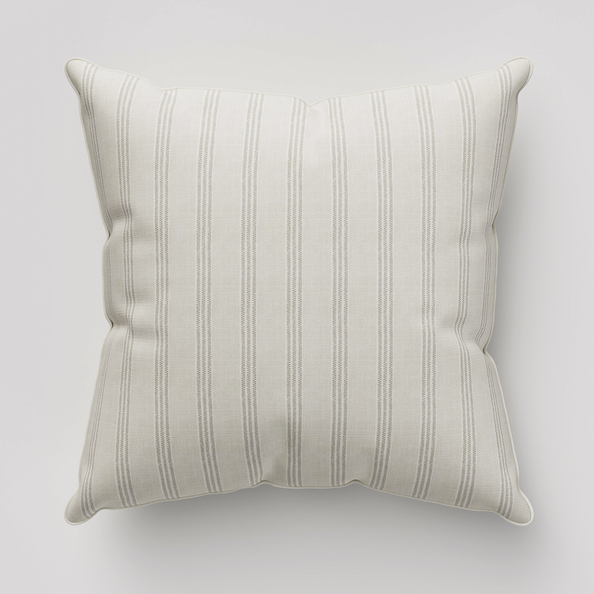 Emily Bond George Stripe Linen Cushion - Image 2