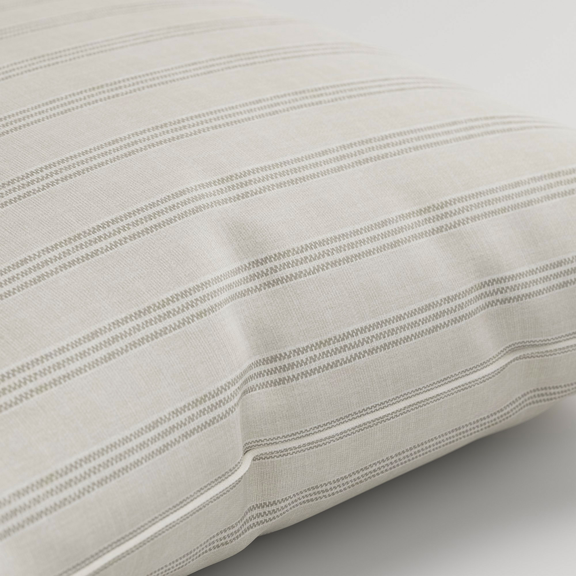 Emily Bond George Stripe Linen Cushion - Image 3