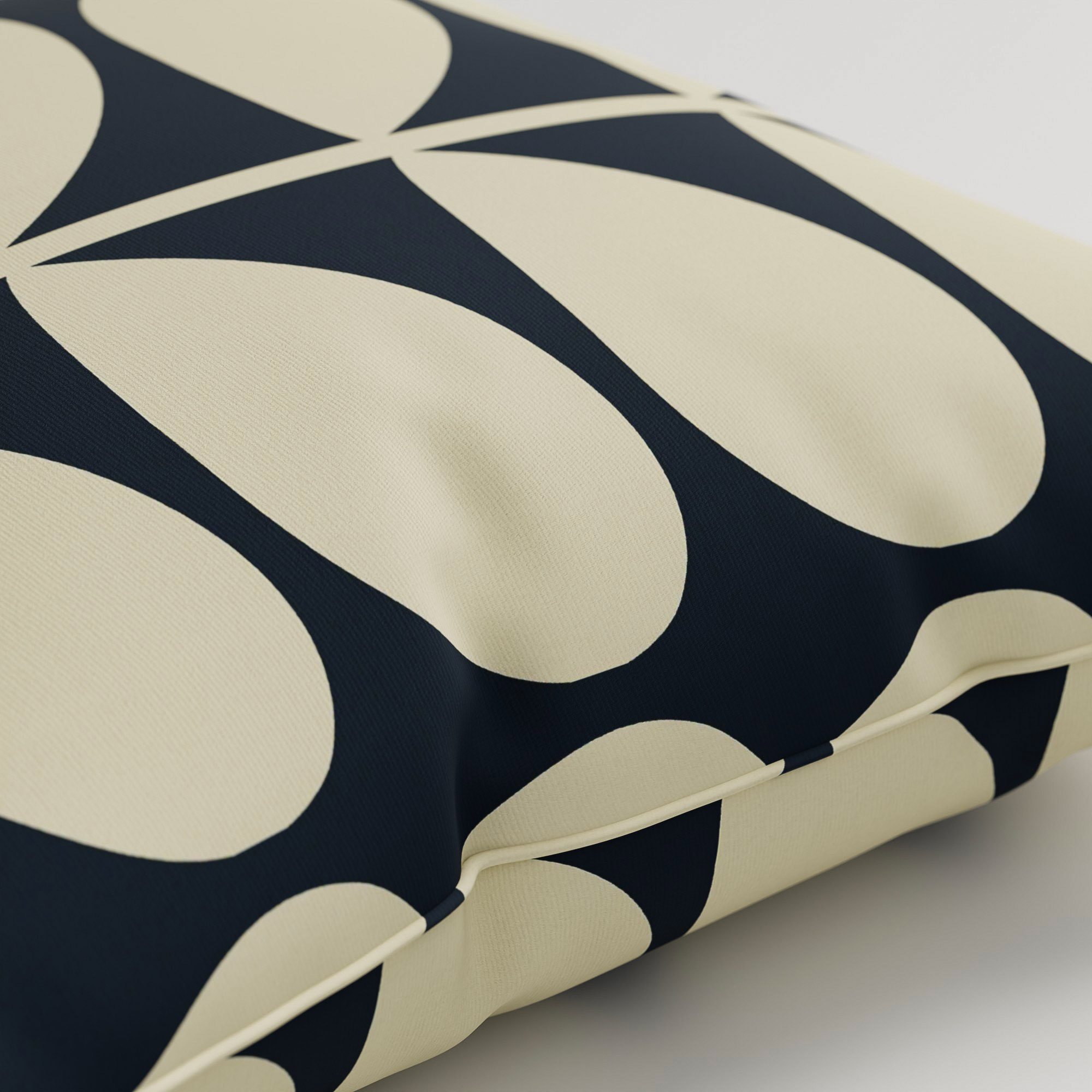 Orla Kiely Jumbo Solid Stem Whale Cushion - Image 3