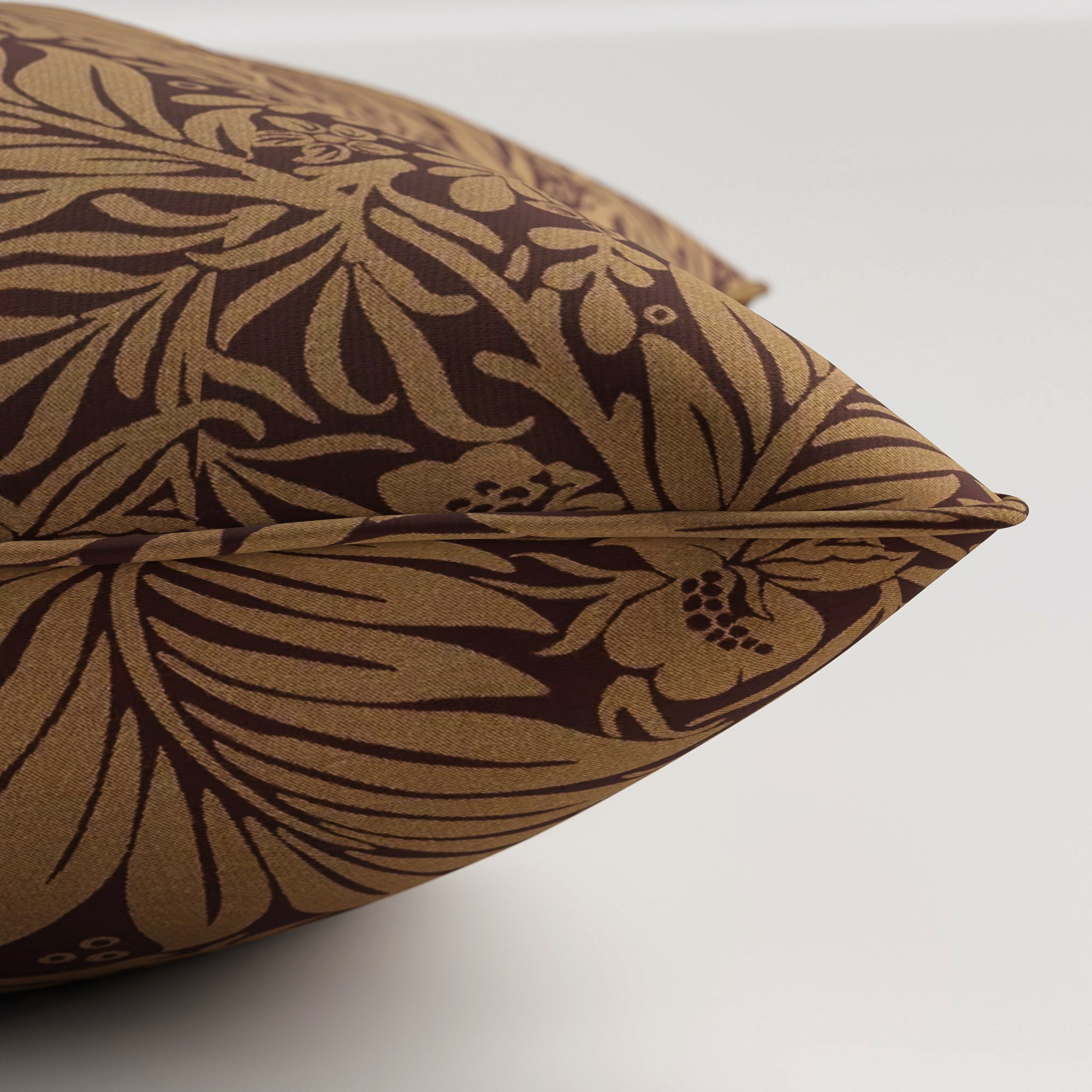 William Morris At Home Larkspur Woven Berry Cushion - Image 4