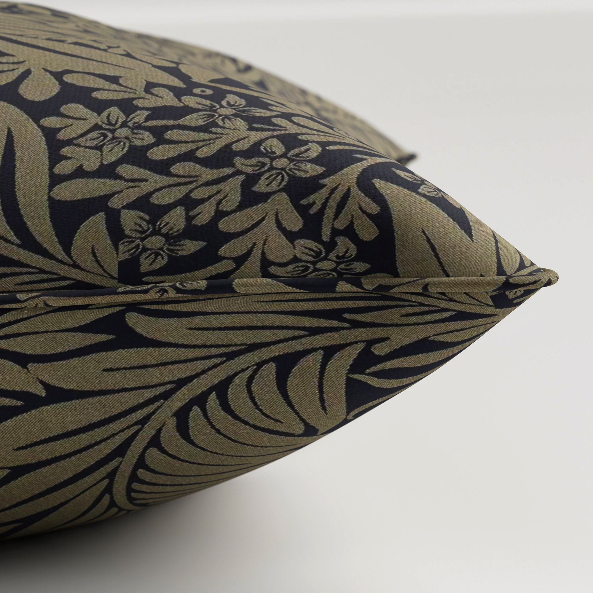 William Morris At Home Larkspur Woven Indigo Cushion - Image 4