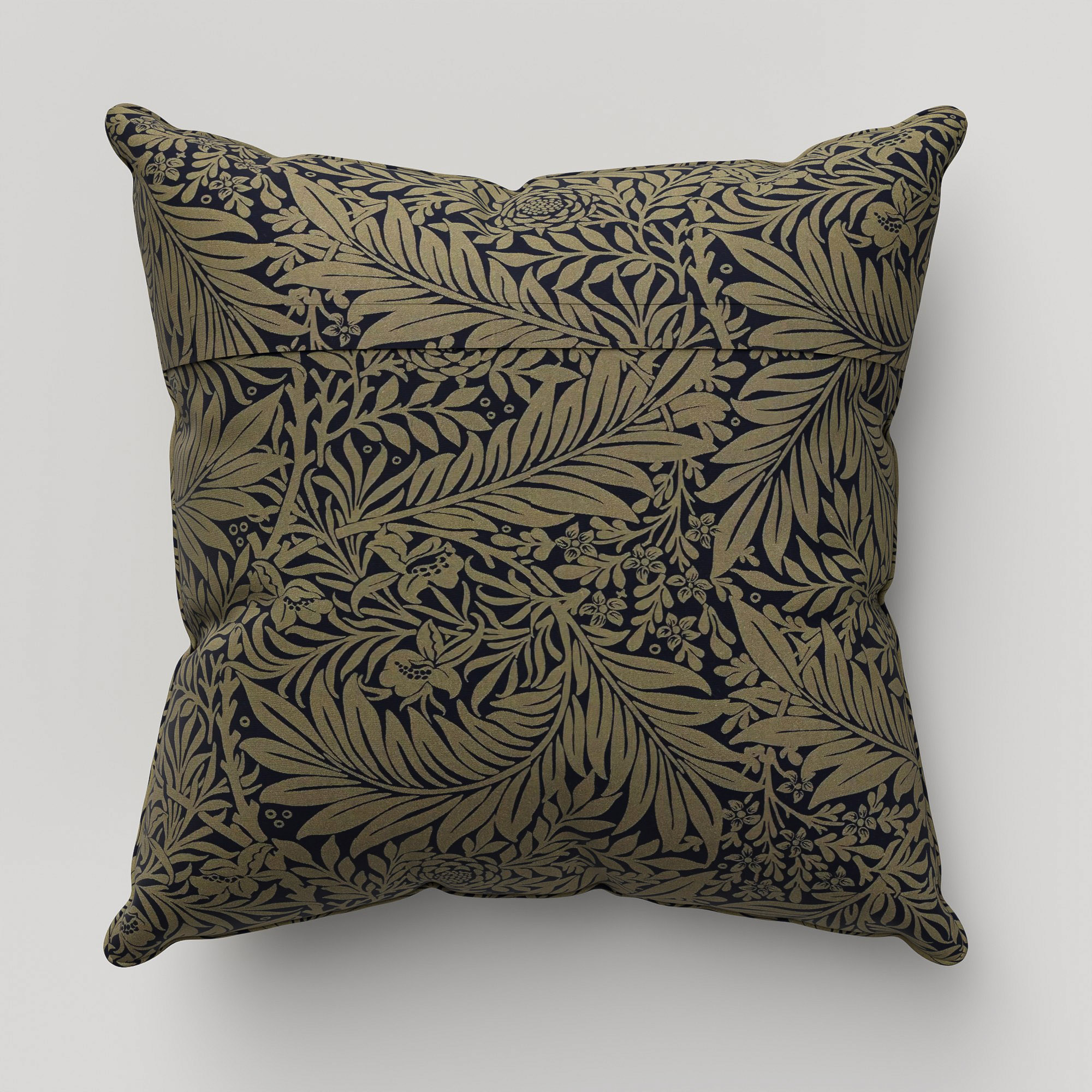 William Morris At Home Larkspur Woven Indigo Cushion - Image 5