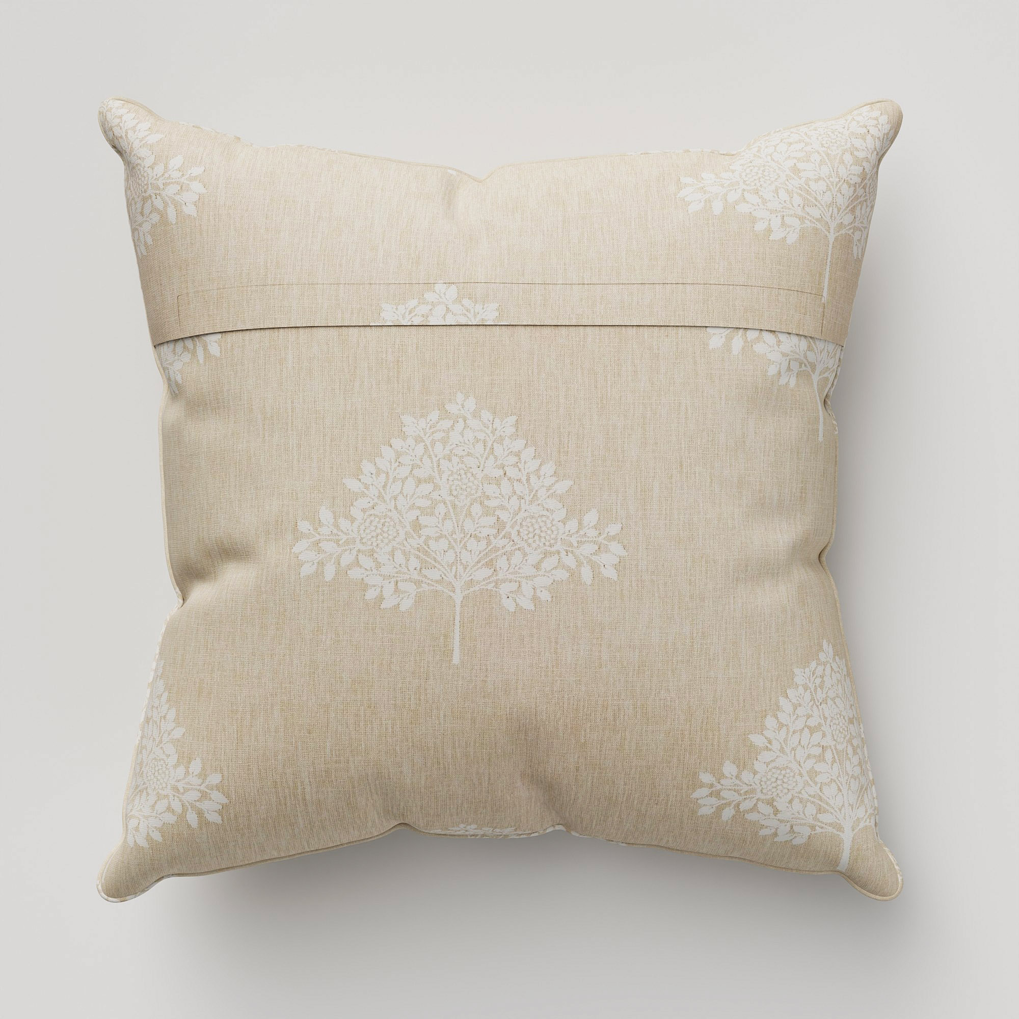 William Morris At Home Marigold Tree Embroidery Chalk Cushion - Image 5