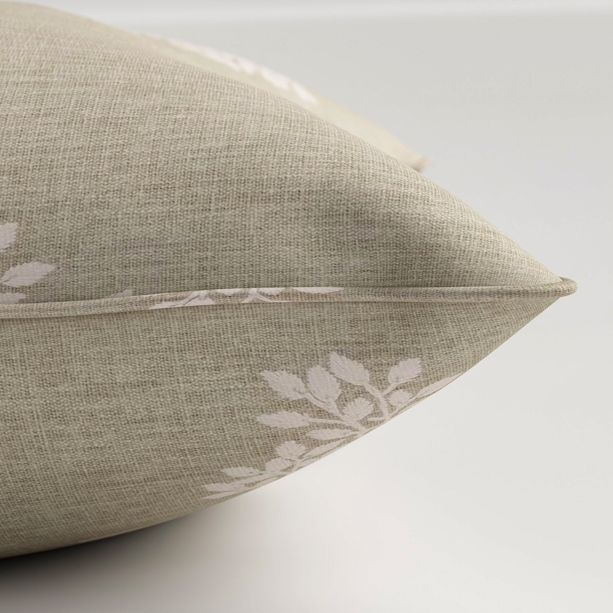 William Morris At Home Marigold Tree Embroidery Linen Cushion - Image 4
