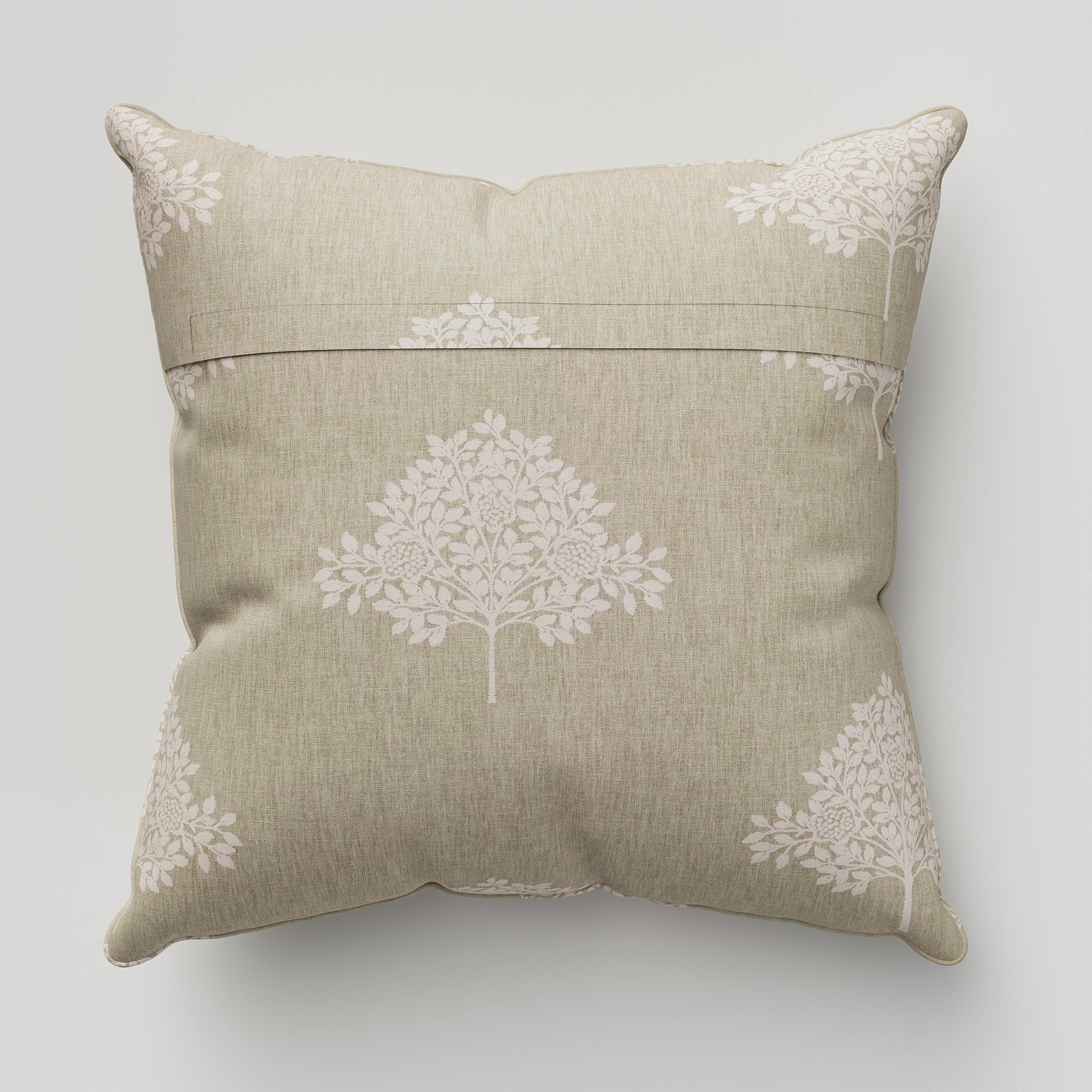 William Morris At Home Marigold Tree Embroidery Linen Cushion - Image 5