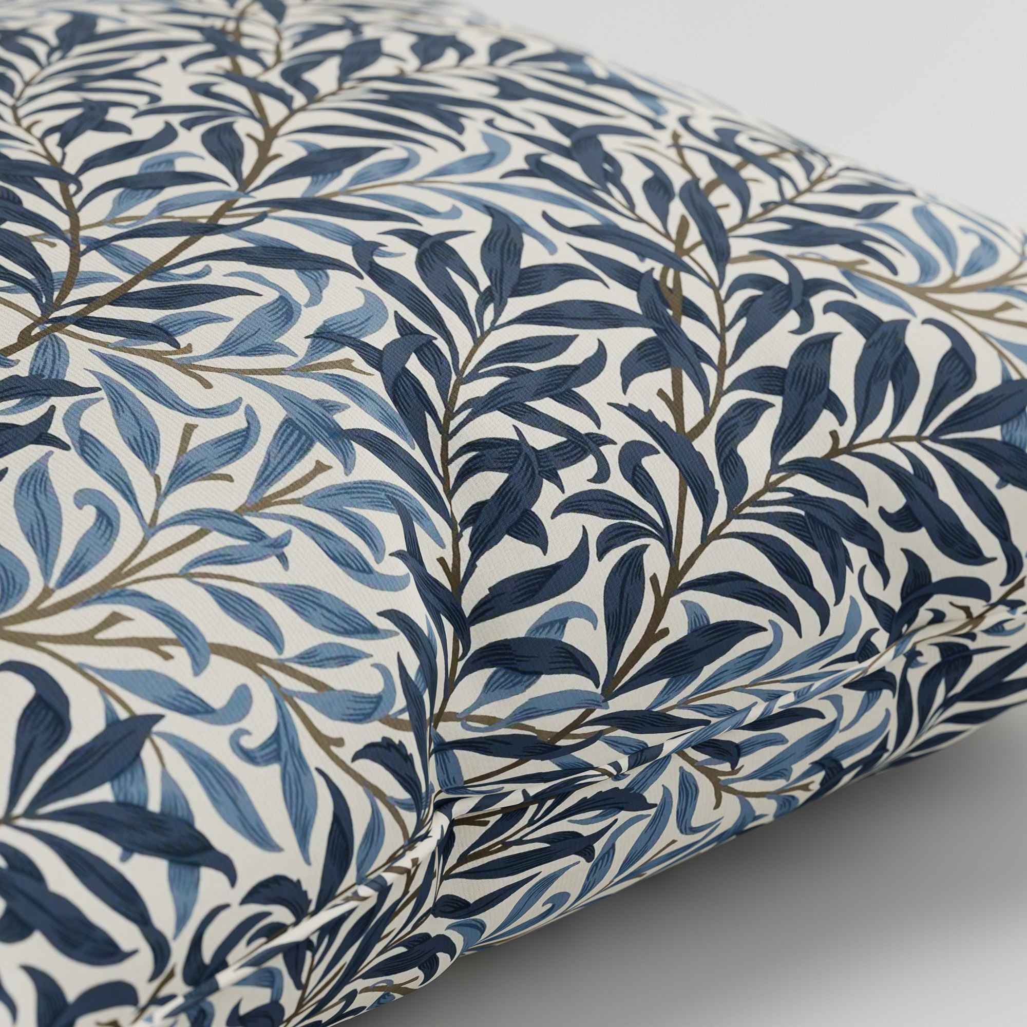 William Morris At Home Willow Bough Midnight Cushion - Image 3